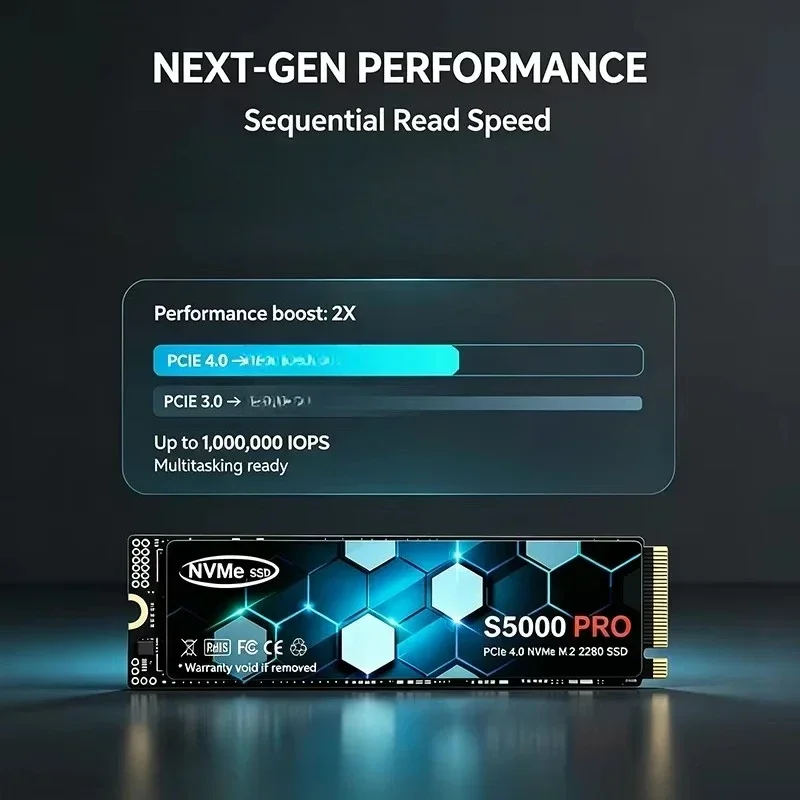 S5000 PRO M.2 PCIe 4.0 NVMe SS - M.2 Nvme 4Tb Pcie 4.0 Ssd recension och pris