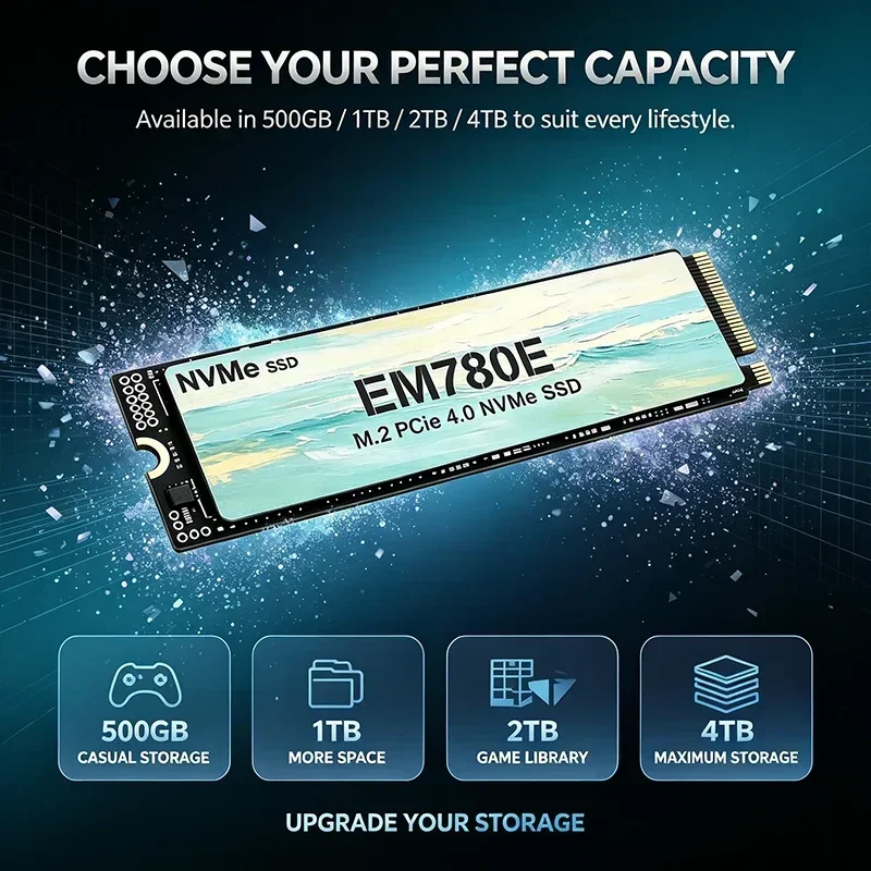 EM780E M.2 NVMe PCIe 4.0 SSD 5 - M.2 Nvme 4Tb Pcie 4.0 Ssd recension och pris