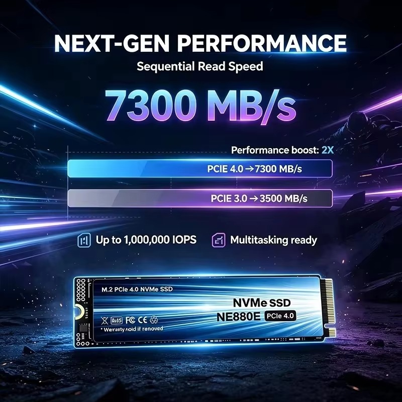 Original NE880E SSD M.2 NVMe P - M.2 Nvme 4Tb Pcie 4.0 Ssd recension och pris