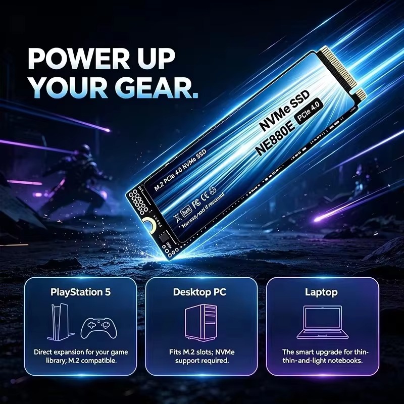 Original NE880E SSD M.2 NVMe P - M.2 Nvme 4Tb Pcie 4.0 Ssd recension och pris