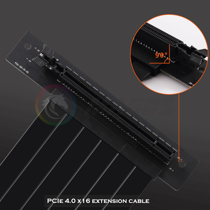 PCIE 4.0 X16 Riser Cable Video - Pcie 4.0 X16 Riser Cable 90 Degree recension och pris