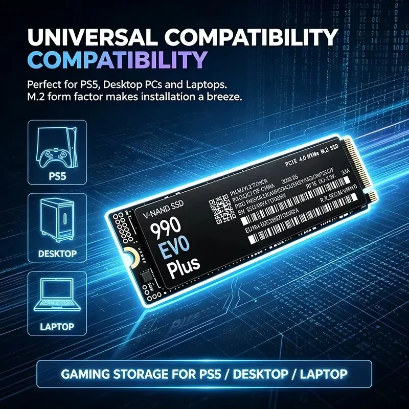 NEW 990 EVO Plus M.2 2280 NVMe - M.2 Nvme 4Tb Pcie 4.0 Ssd recension och pris