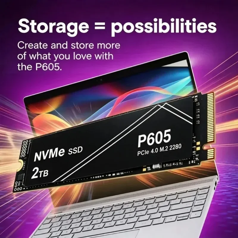 P605 NVMe SSD 7100MB/s PCIe 4. - M.2 Nvme 4Tb Pcie 4.0 Ssd recension och pris