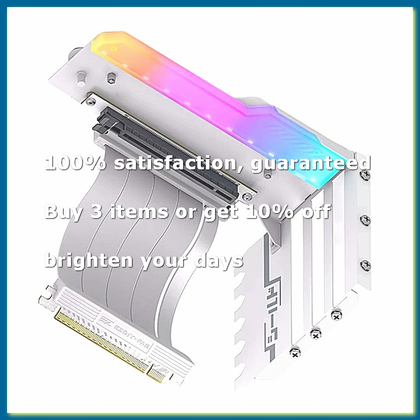 ●Vertical GPU Mounting Bracket - Pcie 4.0 X16 Riser Cable 90 Degree recension och pris