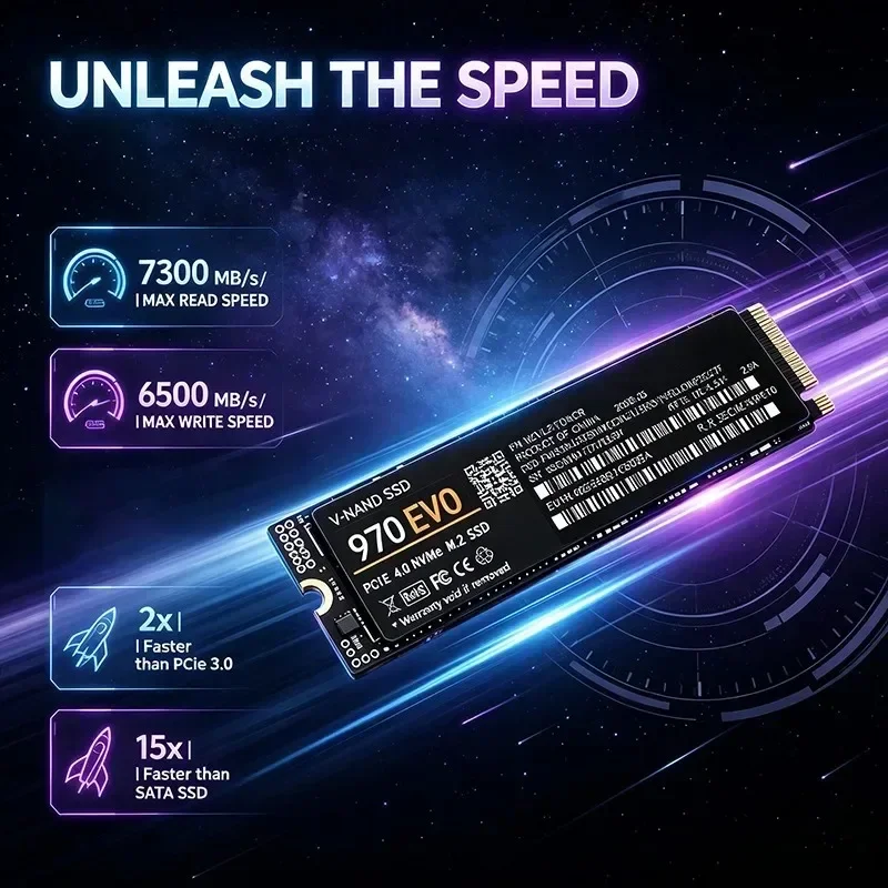 970 EVO NVMe M.2 2280 SSD PCIe - M.2 Nvme 4Tb Pcie 4.0 Ssd recension och pris