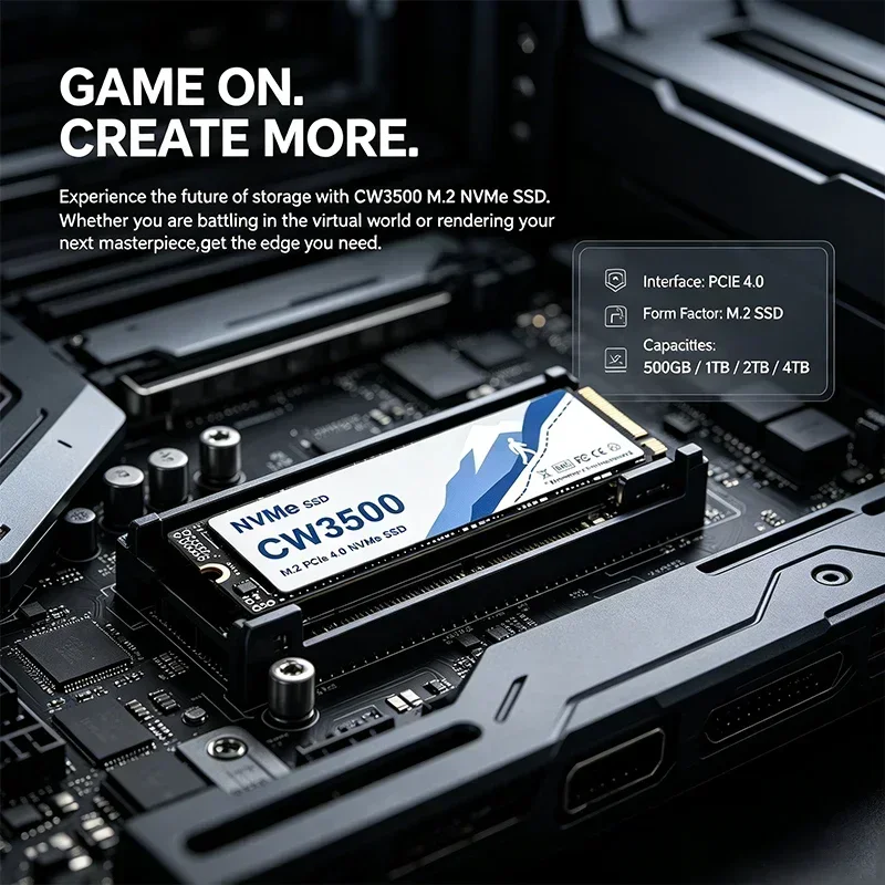 CW3500 NVMe SSD 7300MB/s PCIe  - M.2 Nvme 4Tb Pcie 4.0 Ssd recension och pris