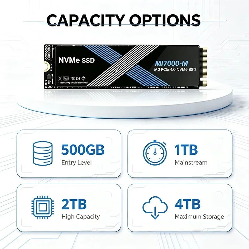 PCIe 4.0 MI7000-M NVMe M.2 SSD - M.2 Nvme 4Tb Pcie 4.0 Ssd recension och pris