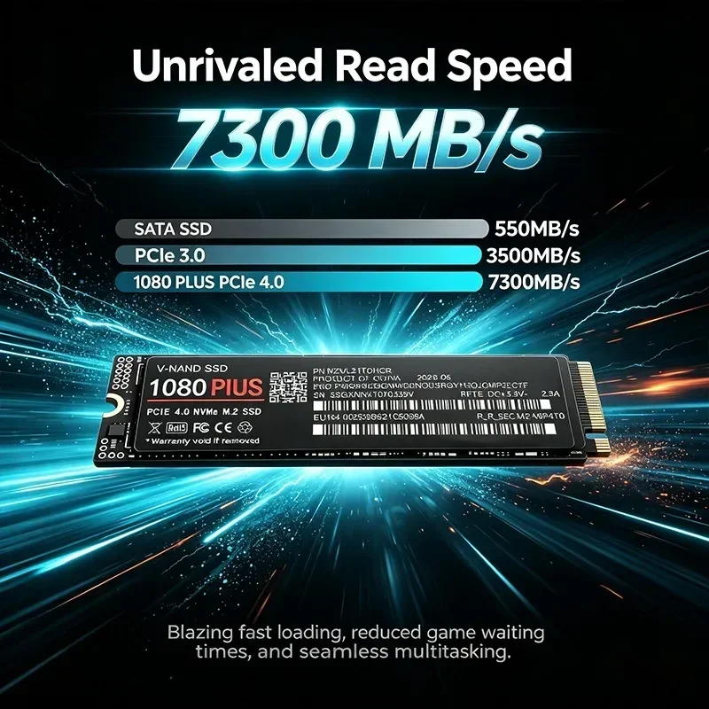 High Speed 100% Original 1080  - M.2 Nvme 4Tb Pcie 4.0 Ssd recension och pris