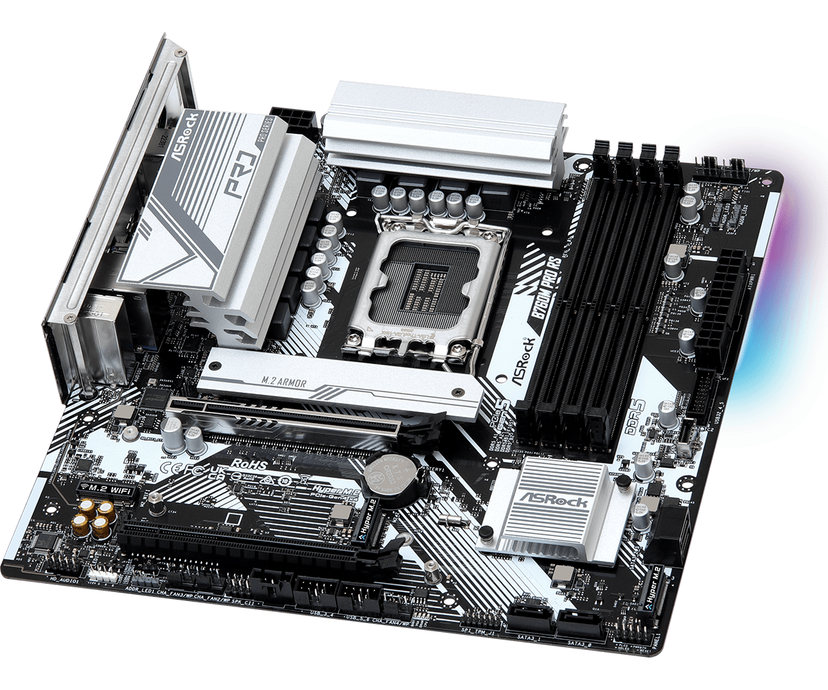 ASRock B760M Pro RS Motherboar - Lga 1700 Ddr5 Itx Motherboard recension och pris