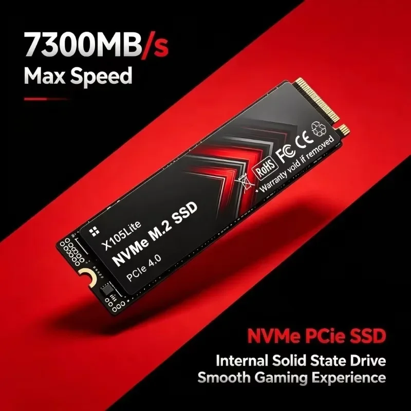 Brand New X105Lite NVMe SSD M. - M.2 Nvme 4Tb Pcie 4.0 Ssd recension och pris