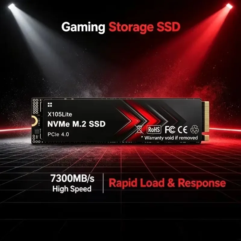 Brand New X105Lite NVMe SSD M. - M.2 Nvme 4Tb Pcie 4.0 Ssd recension och pris