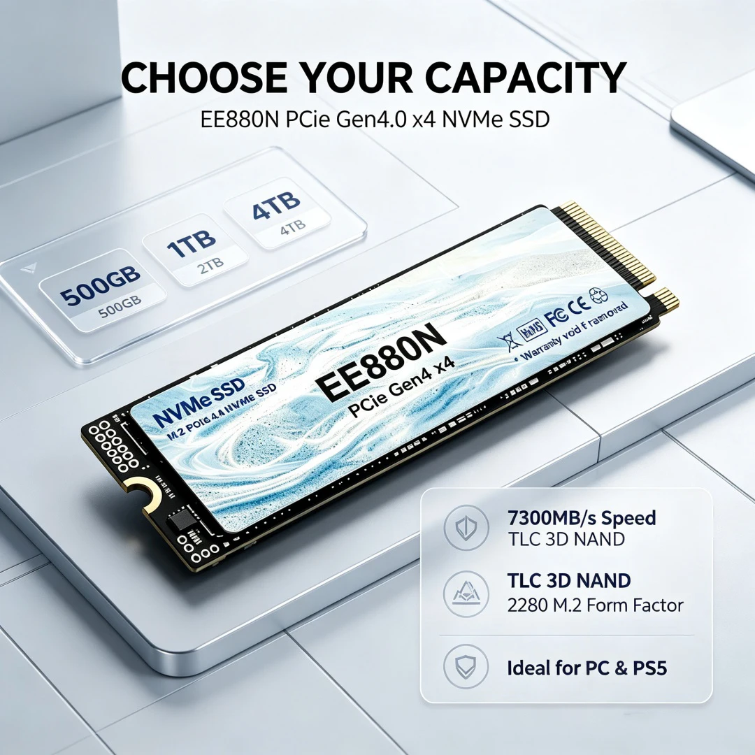 2026New EE880N High Speed 7300 - M.2 Nvme 4Tb Pcie 4.0 Ssd recension och pris